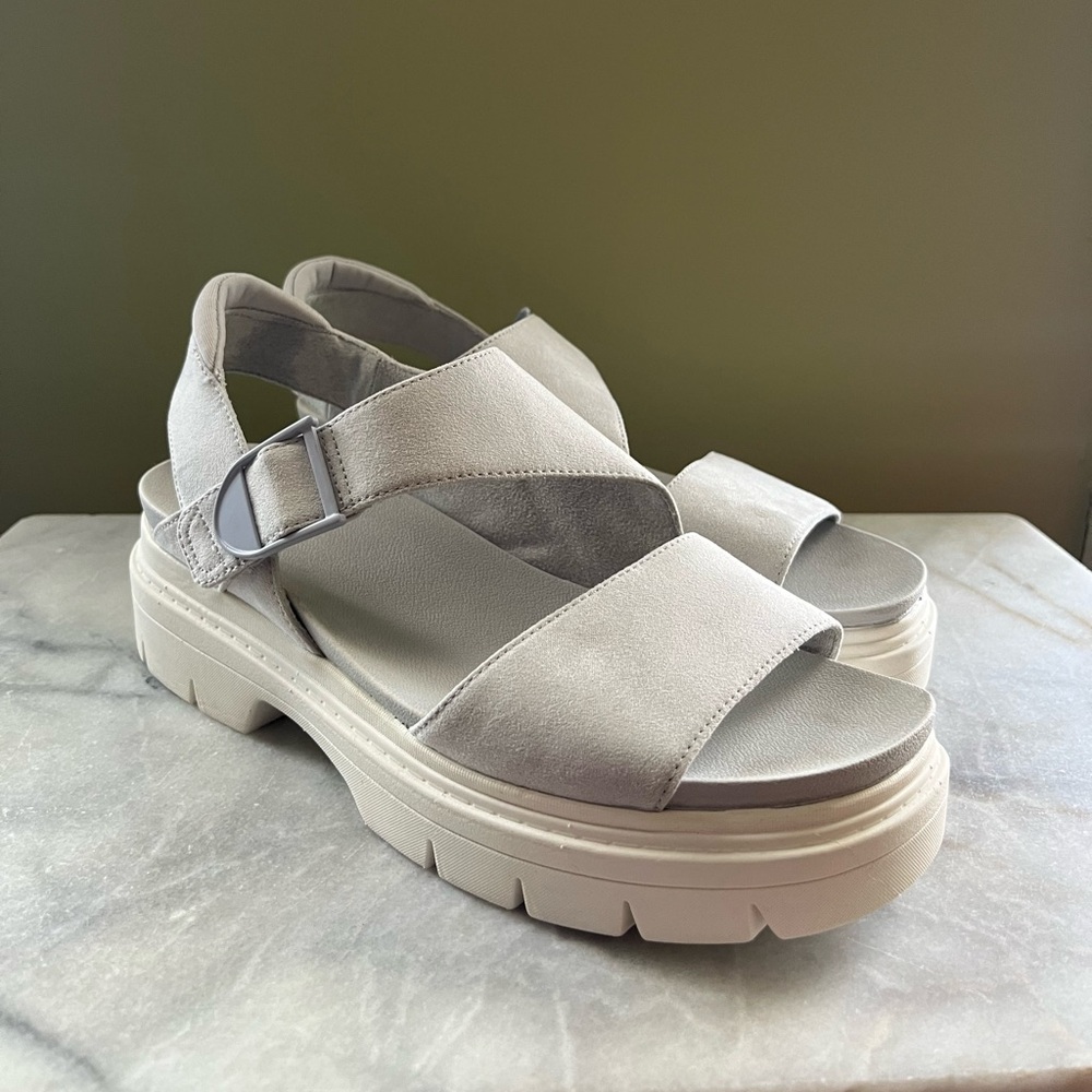 Dr. Scholl’s Take Off Heeled Platform Sandals size 8